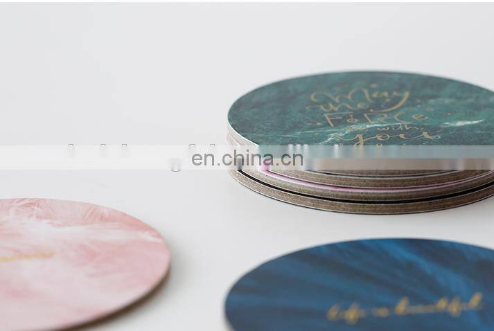 China supplier Personalized felt natural printing coaster manufacturer