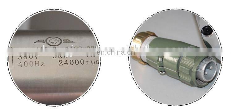 4 bearing water cooled 3KW spindle motor 220V 100MM diameter 4 pcs bearing ER20 GDZ-100-3.0
