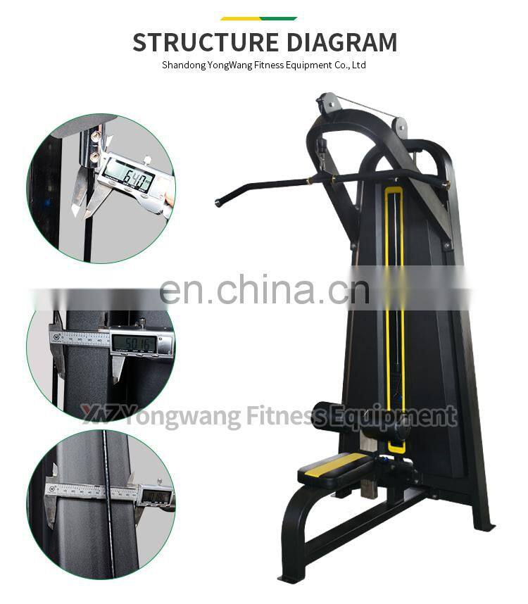 gym equipment exercise machine lat pulldown