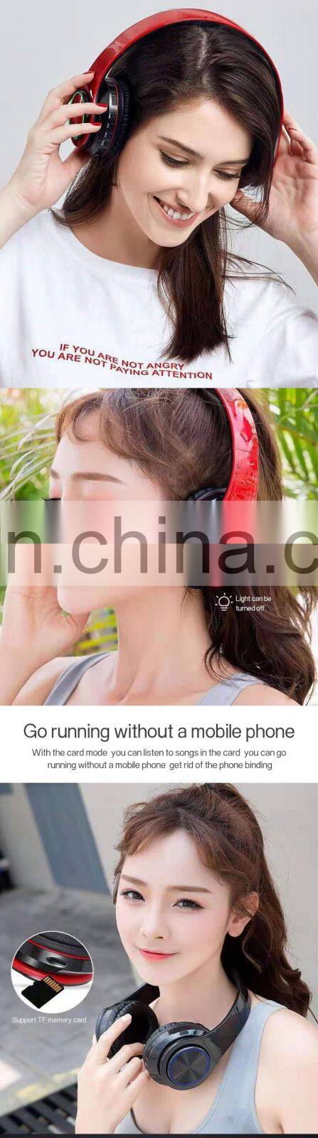 Golden Sky Customized High Quality Wireless Funky Headband Headset Earphones Bluetooth Earpiece Headband Earphone Free Shipping