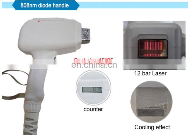 2000w power macro-channel milesman diode laser hair removal machine