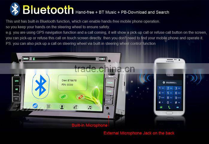 Erisin ES7681P 7'' MTK Ople Zafira Car GPS DVD Player with 3G Bluetooth