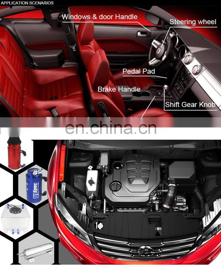Blue Universal Engine Oil Catch Tank Reservoir Breather Kit Can Tank Aluminum