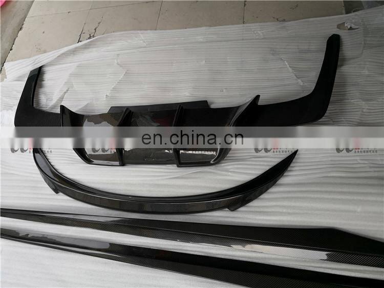 Super pefect CQCV style carbon fiber body kit for BMW M6 carbon fiber front lip rear lip side skirts and wing spoiler