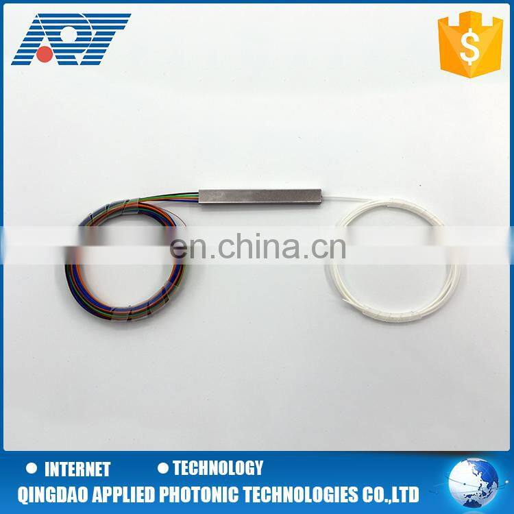 Communication equipment1x2 1x4 1x8 1x16 1X32 1X64 PLC splitter wavelength 1260 - 1650nm Bare Fiber type PLC optic splitter