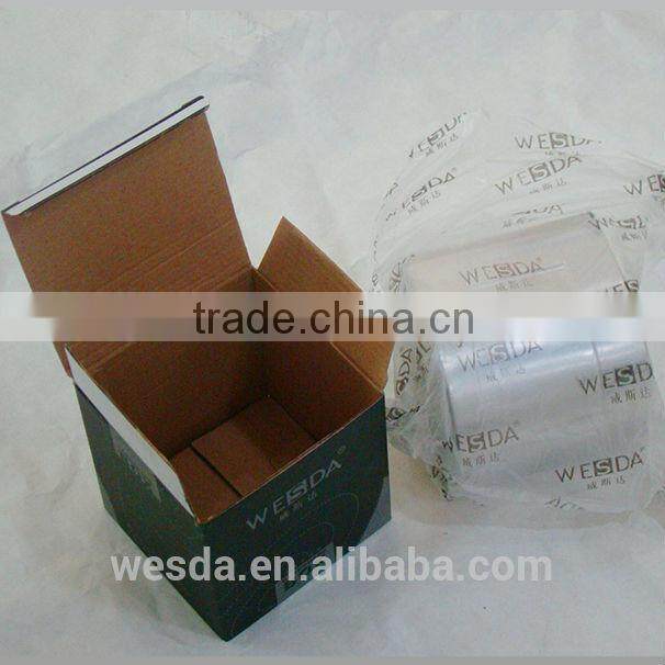 Wesda Wall mount toilet accessories black stainless steel paper towel holder for bathroom