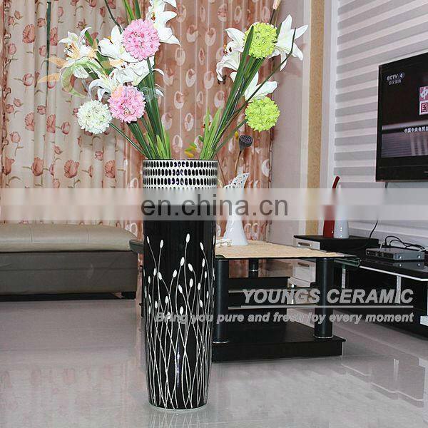 Graceful Hand-made Ceramic Decorative Large Floor Modern Vases