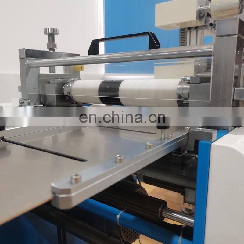 half automatic stretch film rewinding & slitting machine HX-320BT