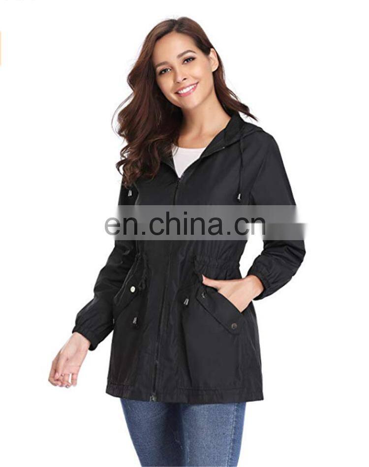 Wholesale custom brand womens jackets denim outdoor waterproof down jacket custom hoodies plus size coat