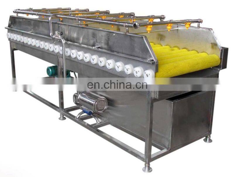Automatic yam peeling machine auto industrial yams brush washer peeler washing cleaning and slicing machines price for sale