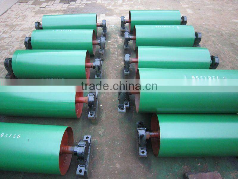 motorized pulley drive drum bend pulley