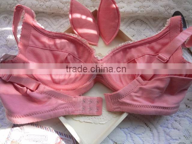 We Have Stocks Young Girls Breathrable Underwear Cotton Push Up Bra Set Lingerie For Winter/Autumn 150set/Lot