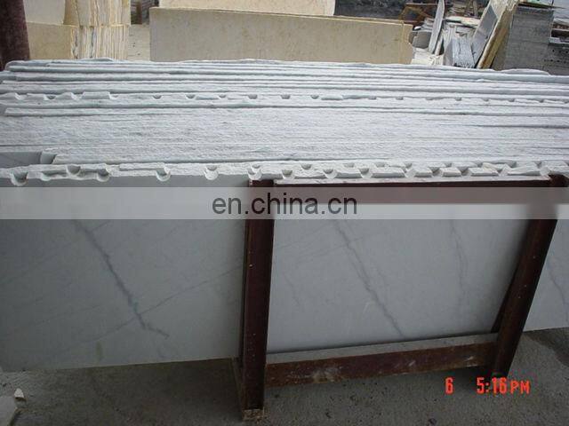 China White marble floor tile 18x18