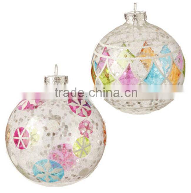 mercury or frosted glass Xmas balls deco wholesale