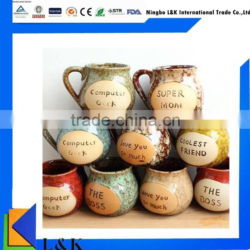 new design ceramic mugs bulk/milk cup ceramic