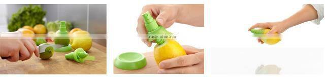 eco-friend plastic fresh friut juice citrus spsry/lemon squeeze sprayer mist for extractor set