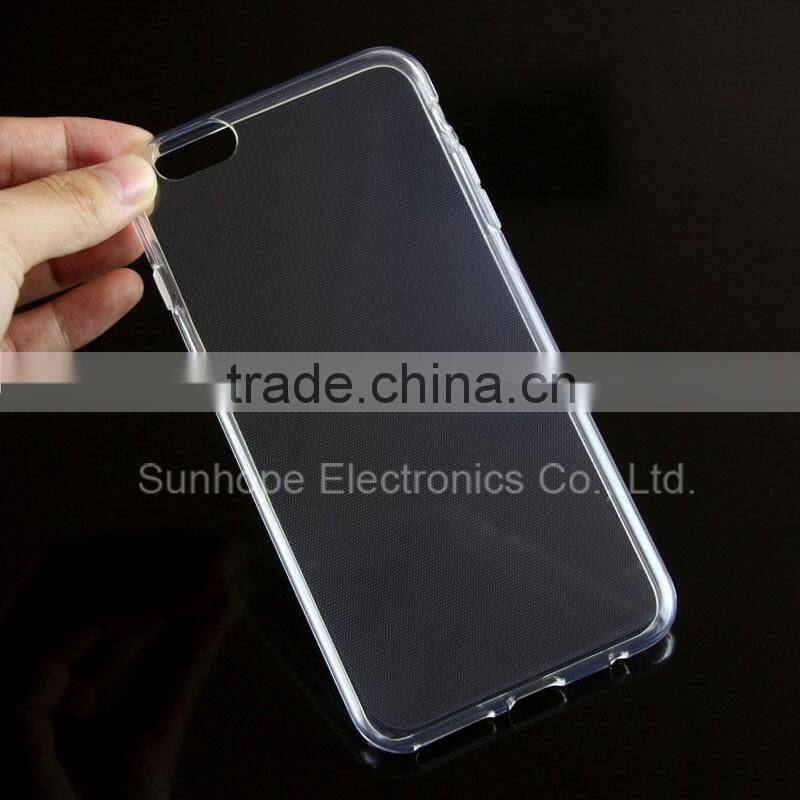 New Transparent tpu soft cell phone case for Iphone 7 Pro tpu cover
