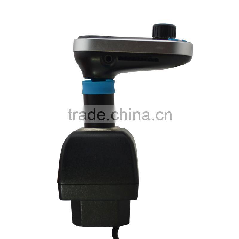 Mini usb fm transmitter, FM transmitter T66N with 2.1A car charger, with beautiful interface