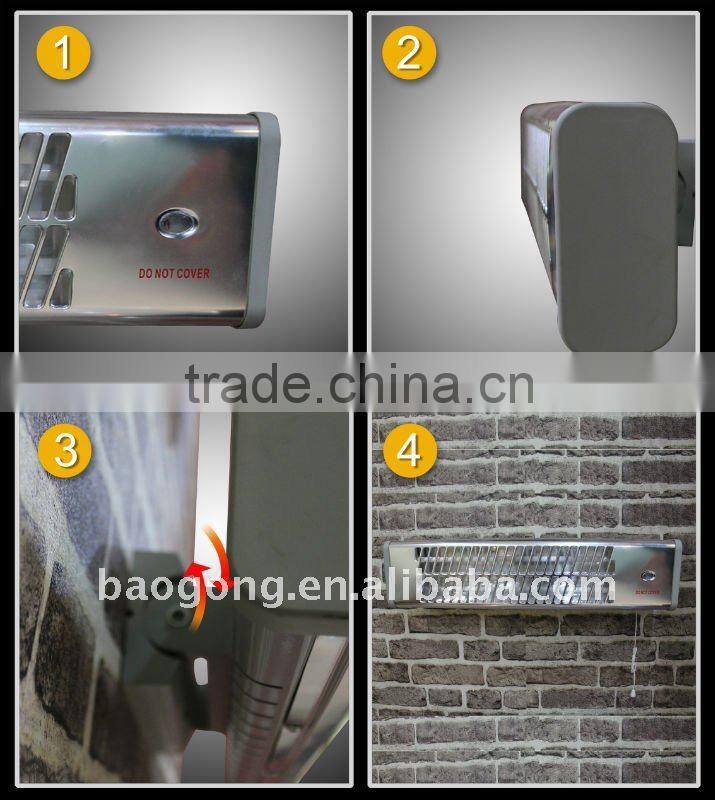 quartz heater quartz wall mounted heater 1200W
