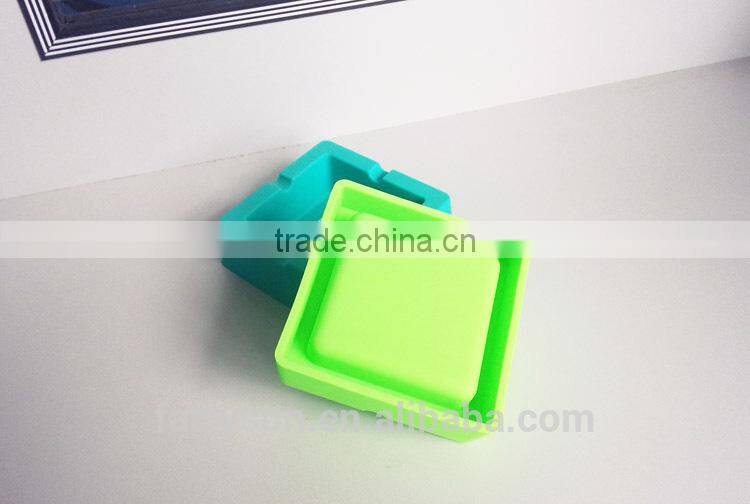 2015 Silicone square cheap ashtray, cool ashtrays, buy bulk ashtrays