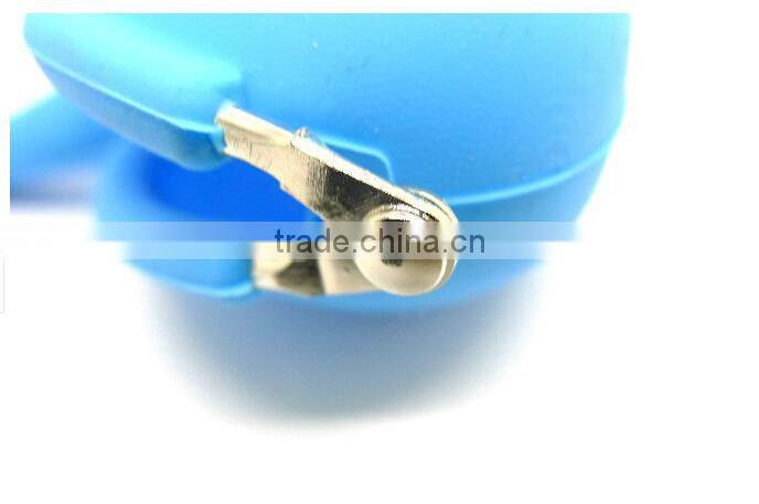 2015 Rabbit ears shaped silicone money pouch/ latest designs silicon rubber change purse