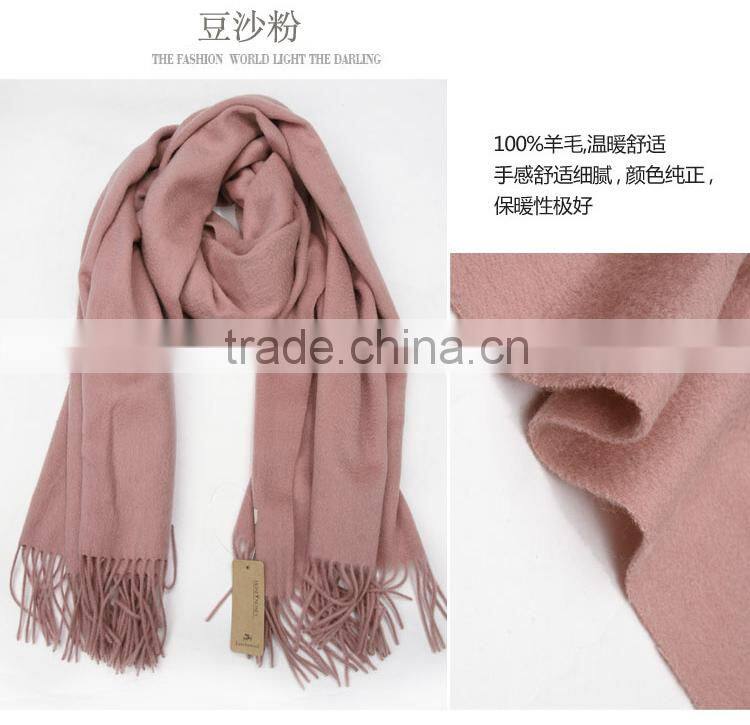 Wholesale Women Fashion Large Plain Nepal Kashmiri Wool Shawl