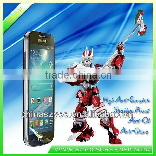New Arrival Organic Anti-shock Glass Screen Guard For Samsung Galaxy S4 mini(Accept PayPal)