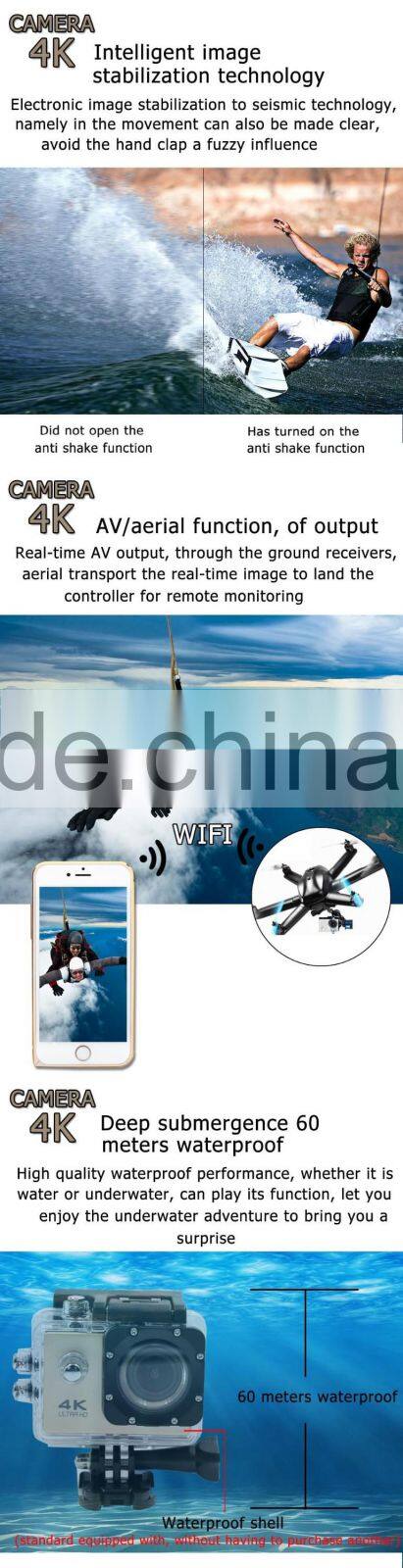 Brand New Wifi 4K Sports Camera 1920x1080P Full HD Wifi Sports Camera