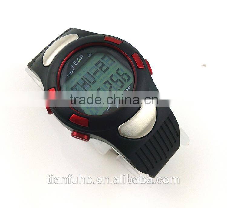 sport body fitness heart rate meter pulse watch/wrist watches/heart rate watch with pulse alarm clock