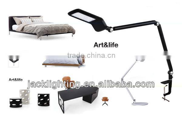 Space Saving foldable led table lamp JK837CWT in Pure White for China office table led lamps