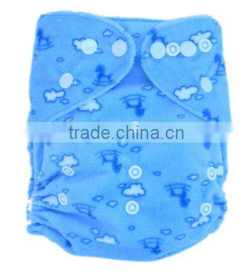 New Design Cartoon Character Fitting Overnight Baby Cloth Diapers