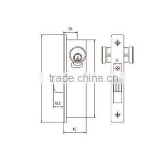 iron lock body