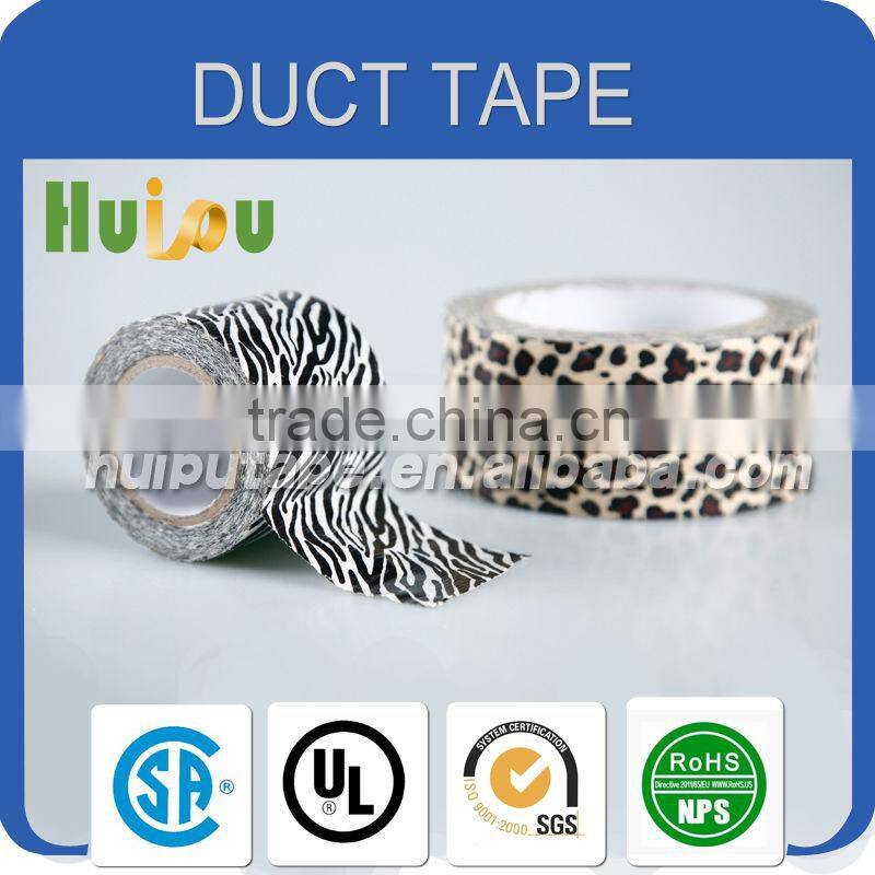 China offer custom natrual rubber adhesive duct tape