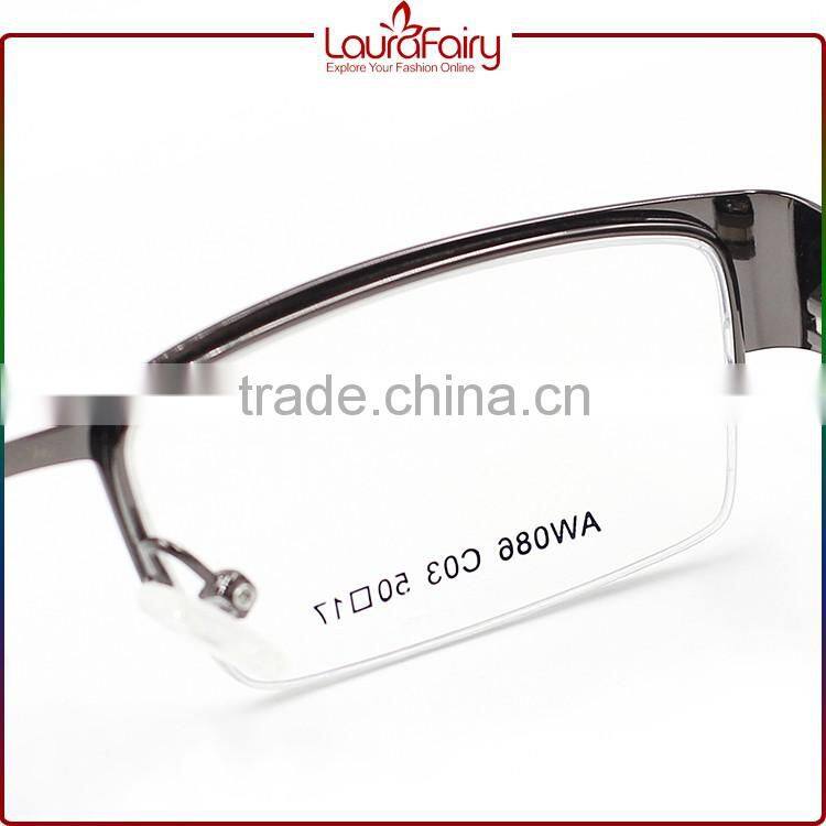 Laura Fairy 2016 Popular Designer Stainless Steel Eyeglass Optical Frames For Men