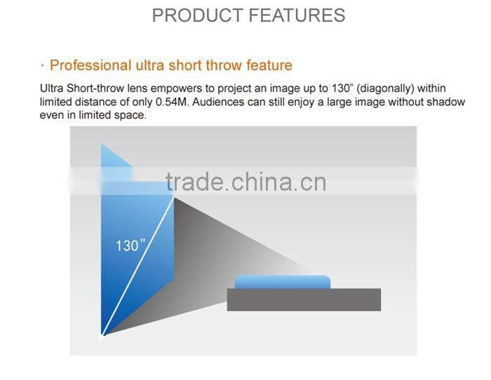 lowest price High resolution 3500 lumens full hd 1080p ultra short throw projector for school