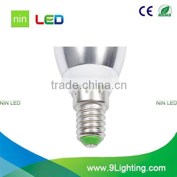 Top quality antique novelty home decor led candle light sliver