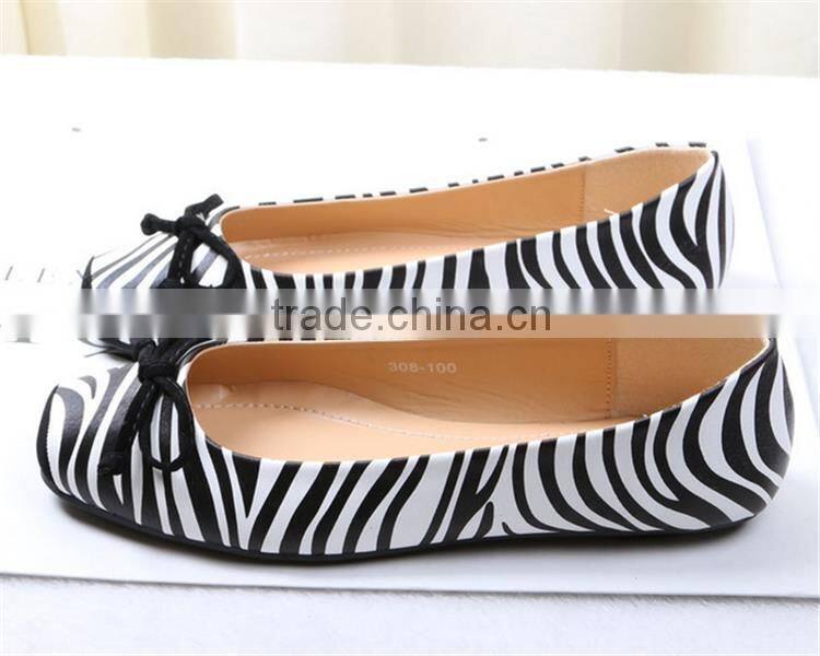 Multifunctional ladies fancy flat shoes shoes women leather for wholesales XT-DA0950
