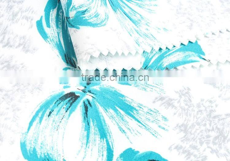 2016 beautiful bowknot designs digital printed fabric 100 cotton