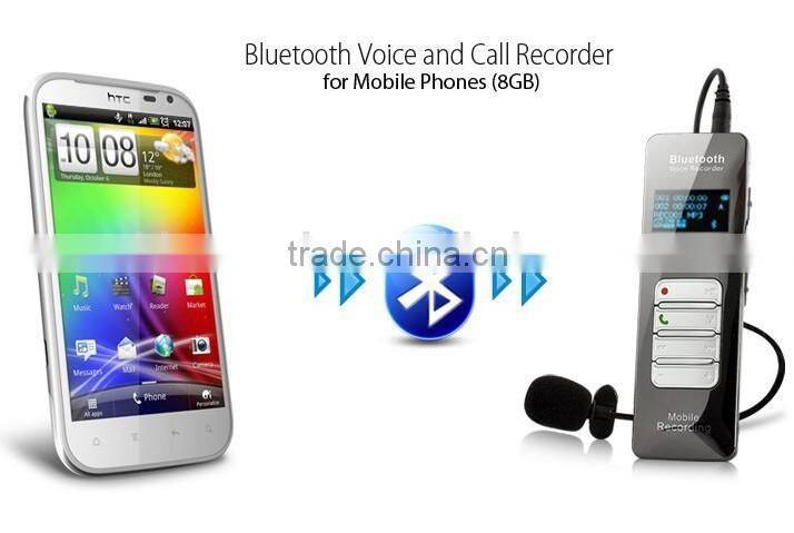 Bluetooth cell phone voice recorder , supporting TF card
