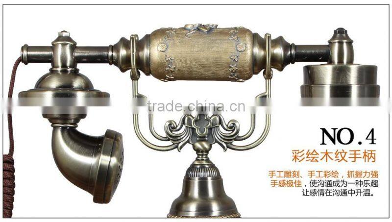 Wholesale wooden decorative old-fashioned telephone