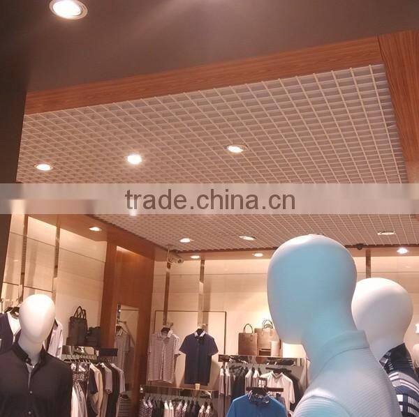 Building material roof design aluminum suspended decorative open cell ceiling