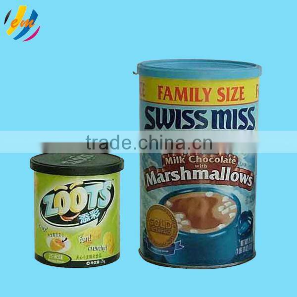Paper composite can for chocolate supplier
