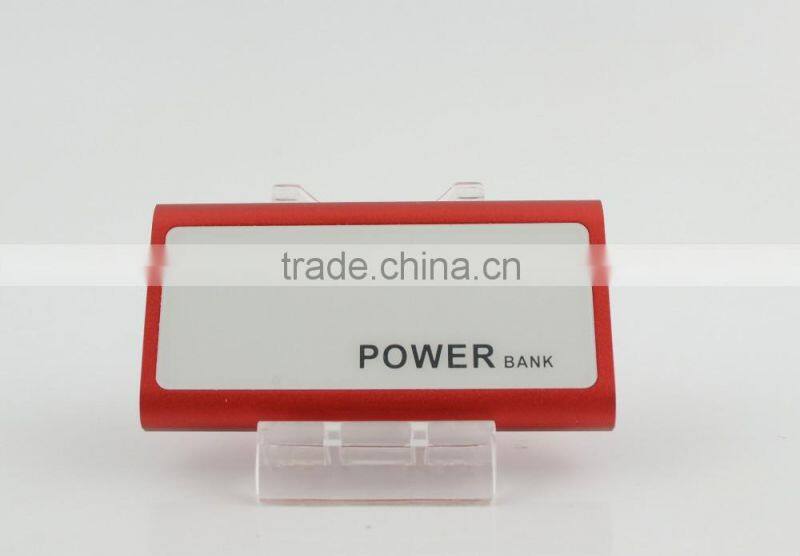 mini metal slim power bank with company logo print service best price on Alibaba golden supplier