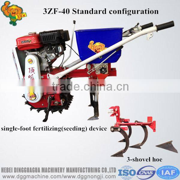 Agricultural farm garden 2 row corn planter cultivator with fertilizing