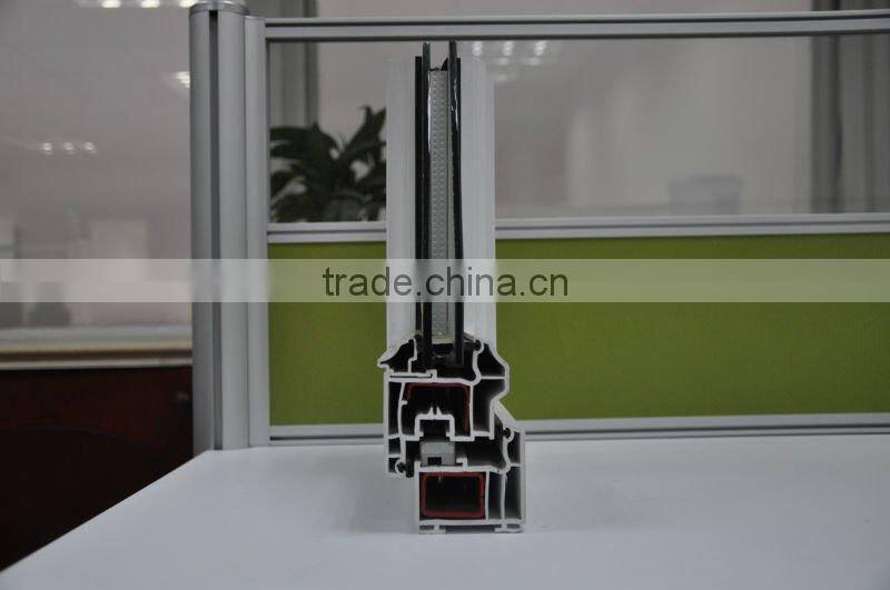 PVC window frame profiles --CONCH France 60 casemnet window plastic profiles