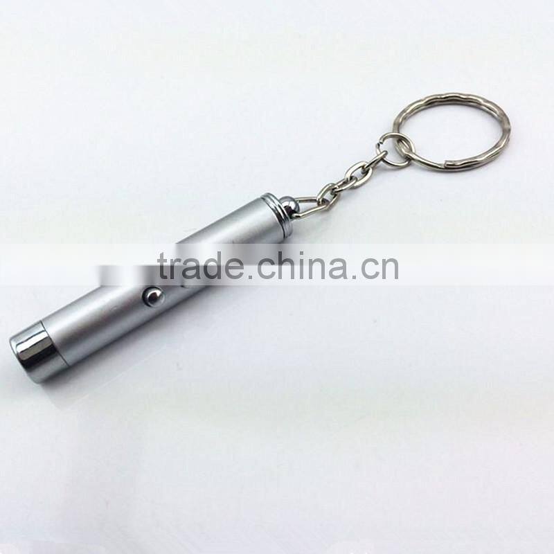 2 in 1 mini laser Counterfeit money detector pen ,multifunctional led pen with keychain