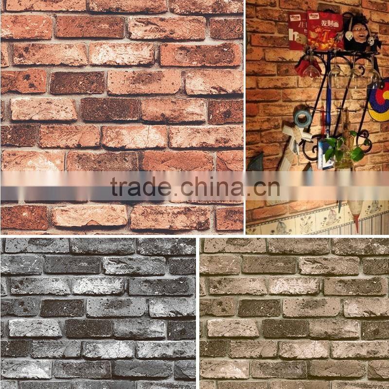 2016 new product brick 3d wallpaper for home decoration