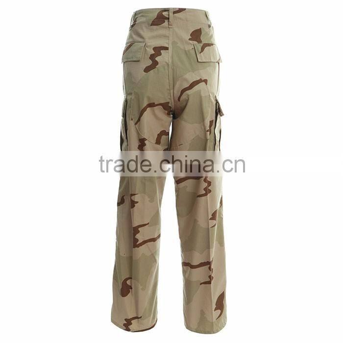 BDU desert camouflage tactical pants for men