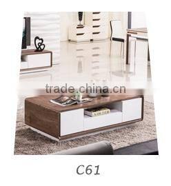 Hot sales C5 modern stainless steel frame mable coffee table