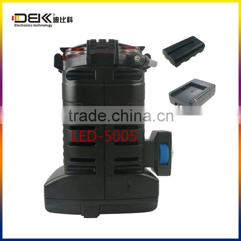 portable led video camera light